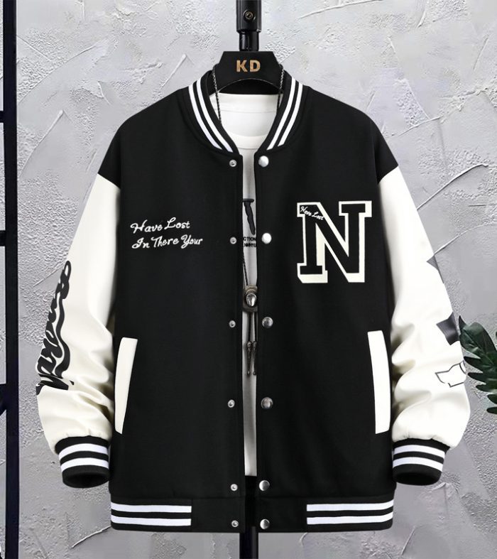 Baseball jacket, men's spring and autumn couple outfit, autumn and winter men's loose trendy brand American ins student jacket top