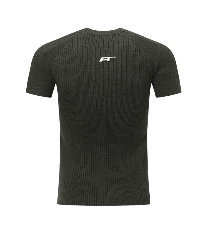 Solid color slim fit T-shirt for men