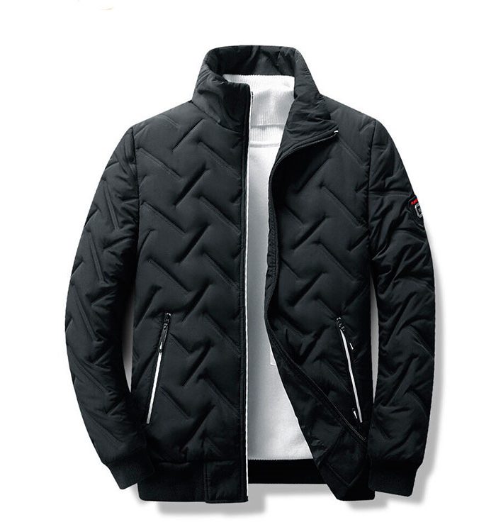 Men's outerwear autumn and winter new men's cotton jacket Korean version trendy short style stand up collar lightweight cotton jacket